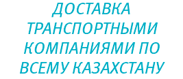 ДОСТАВКА ТРАНСПОРТНЫМИ КОМПАНИЯМИ ПО ВСЕМУ КАЗАХСТАНУ